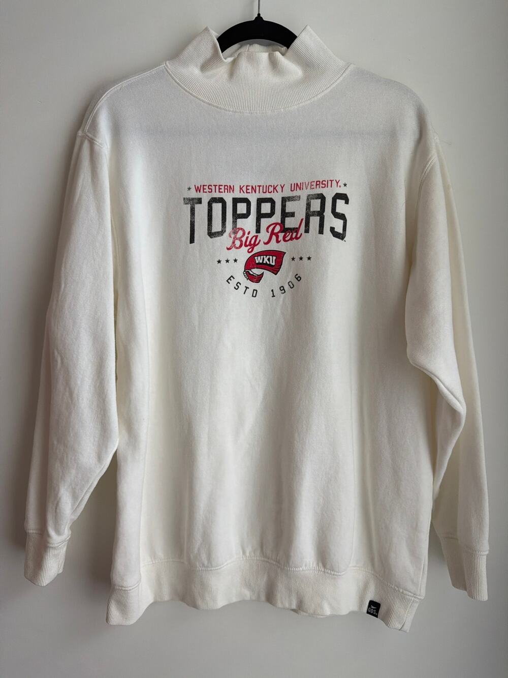 Gameday Social WKU Western Kentucky Hilltoppers Big Red Mock Neck Sweatshirt